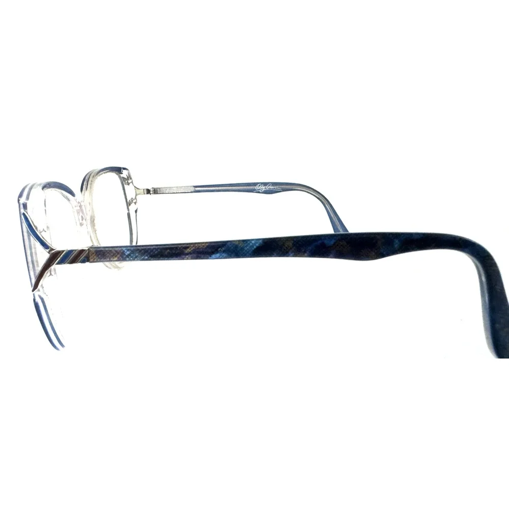 OLEG CASSINI OC 100 BLUE CLEAR WOMENS EYEGLASSES FRAMES 55-18-135